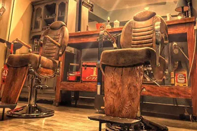 Barbearia com Mesa de Bilhar